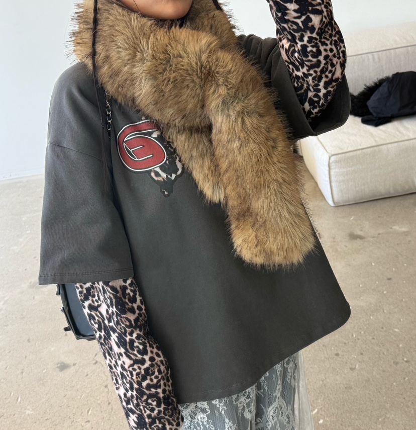 UNICO-p韓國代購㊣女士新品時尚熱賣職業推薦休閑圍巾披肩UNICO圍巾/披肩圖色1