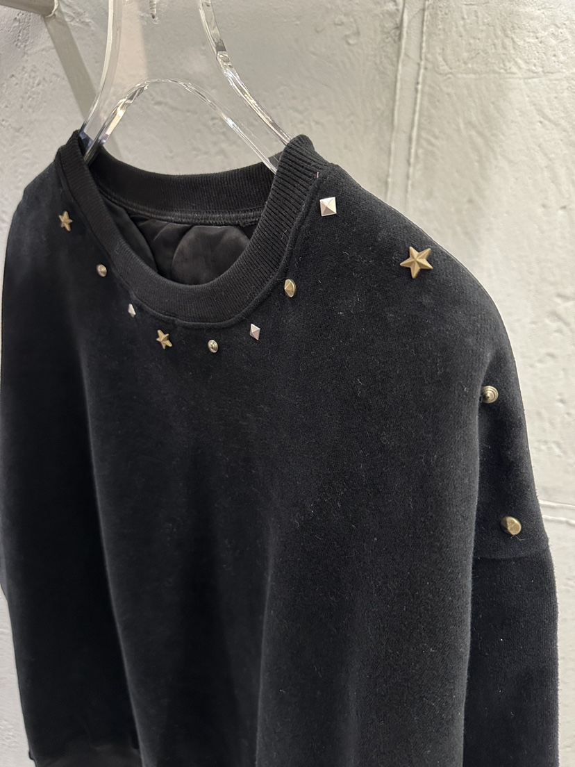 UNICO-p東大門㊣實拍女士新品時尚熱賣職業休閑25秋冬衛衣絎縫UNICO衛衣