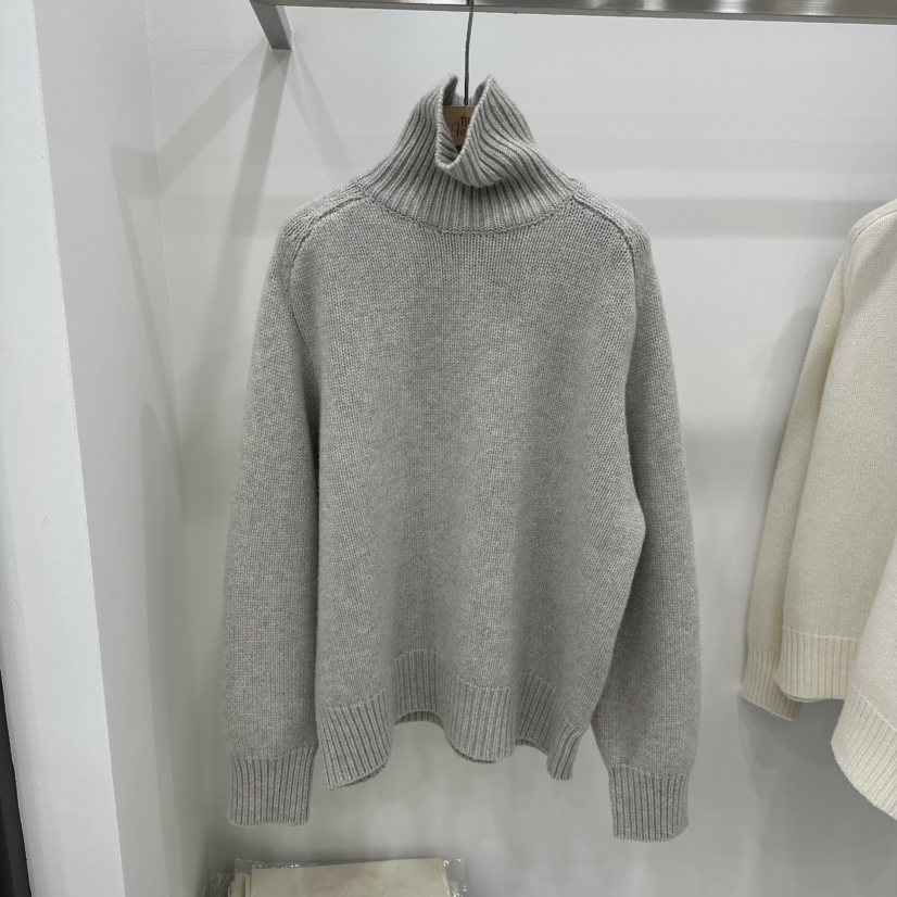 THE VALUE東大門㊣實拍女裝新款25秋冬職業休閑時尚毛衣高領THE VALUE毛衣圖色2