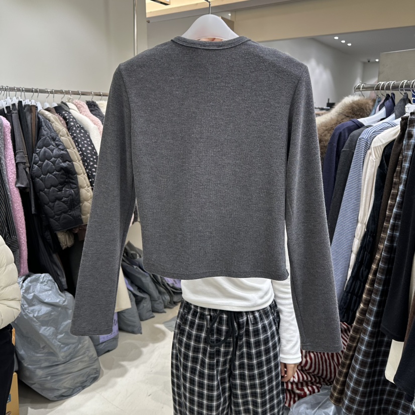 BENE韓國代購㊣女士新品休閑時尚熱賣人氣推薦25秋冬長袖T恤BENE長袖T恤