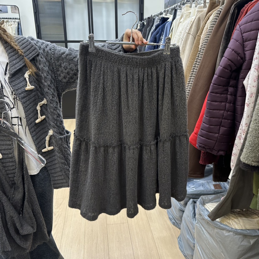 ARR韓國直郵㊣女士新款時尚休閑熱賣職業25秋冬推薦長裙羊駝毛ARR長裙