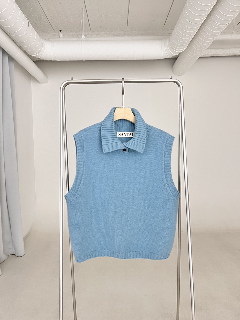 SANTAL東大門㊣直郵女裝新款時尚人氣休閑職業推薦吊帶背心SANTAL吊帶/背心圖色2