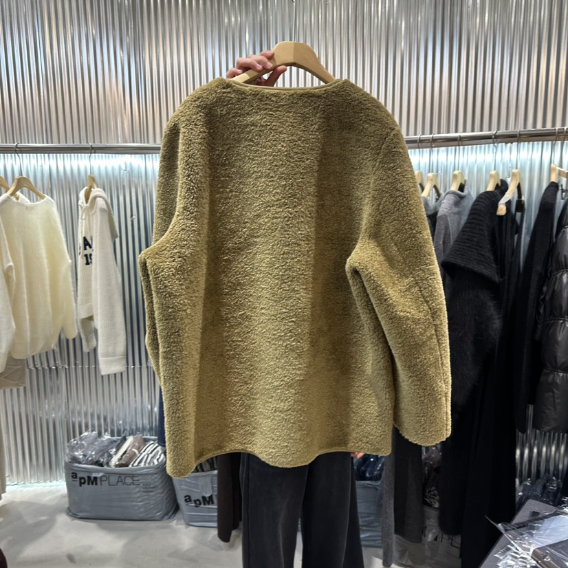 ALEGRE韓國代購㊣女裝新款推薦人氣25秋冬熱賣時尚短款大衣ALEGRE短款大衣