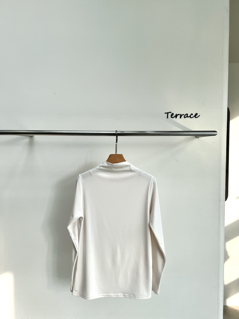 TERRACE韓國代購㊣女士新款熱賣休閑推薦職業25秋冬長袖T恤加絨TERRACE長袖T恤