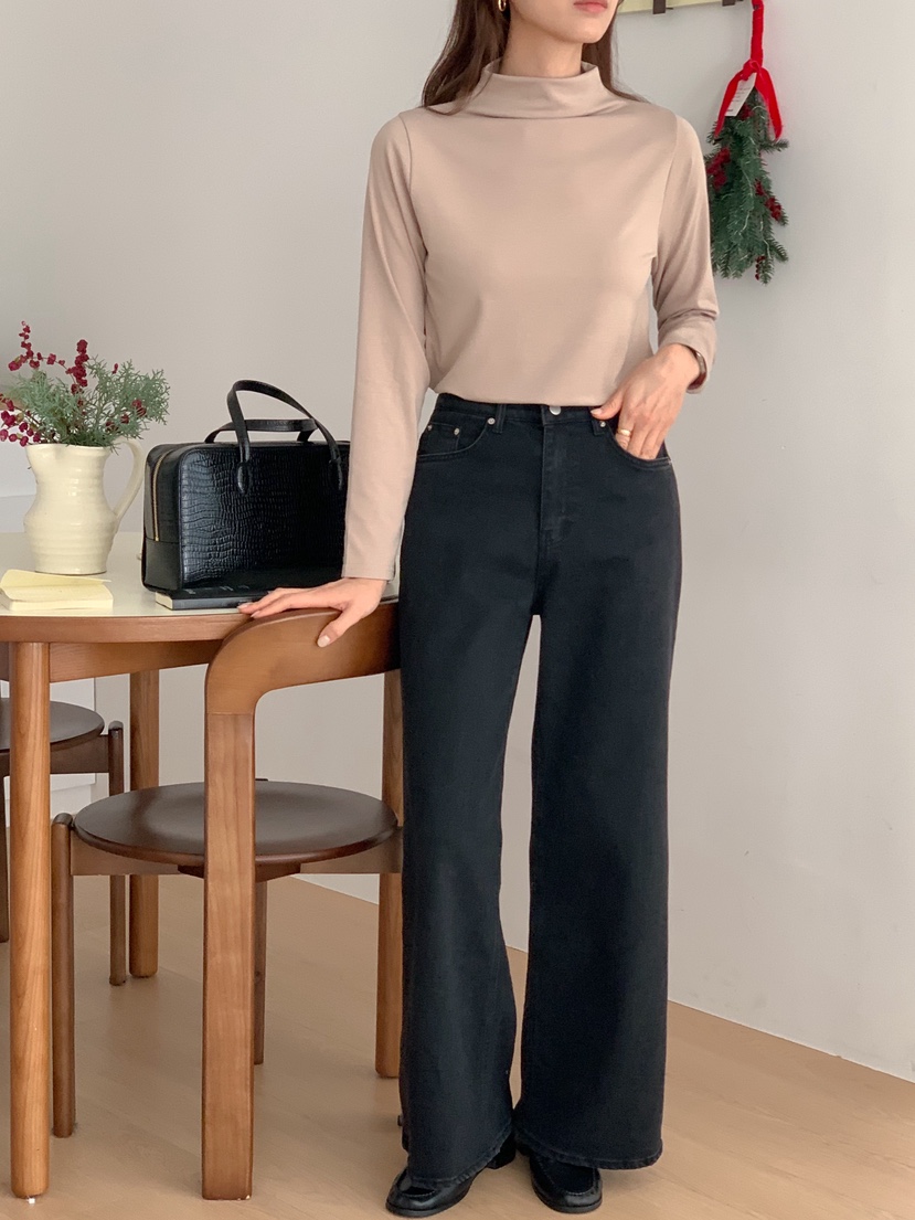 TERRACE韓國代購㊣女士新款熱賣休閑推薦職業25秋冬長袖T恤加絨TERRACE長袖T恤