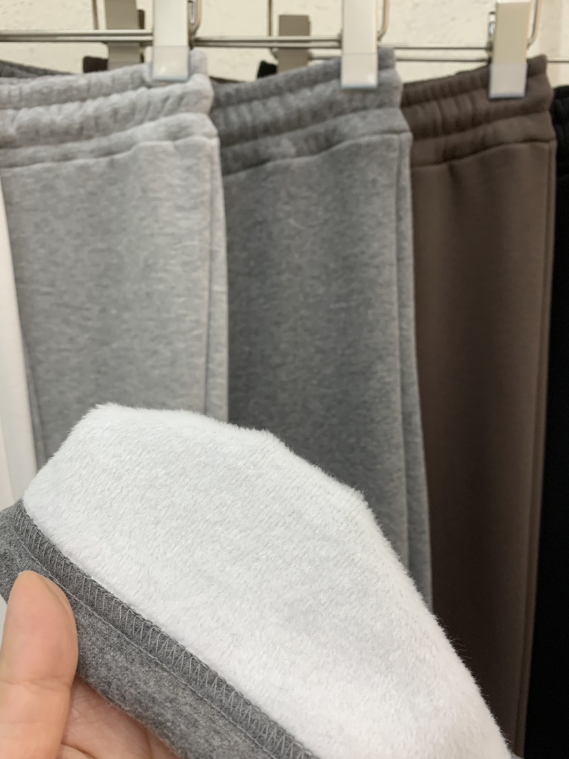 LIGHT AND SALT東大門㊣直郵女裝新品熱賣休閑褲加絨貂皮LIGHT AND SALT休閑褲