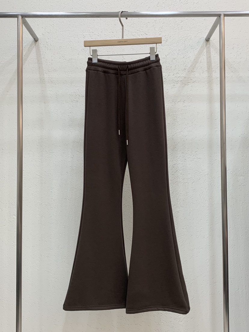 LIGHT AND SALT東大門㊣直郵女裝新品熱賣休閑褲加絨貂皮LIGHT AND SALT休閑褲圖色3