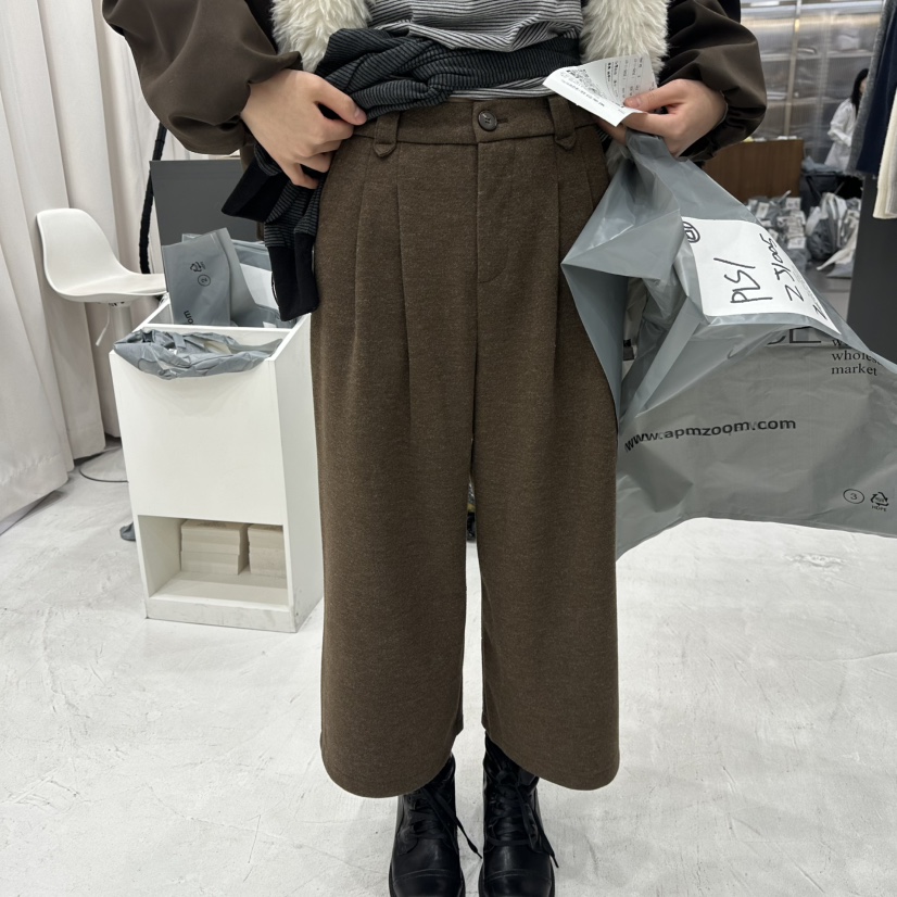 THE VALUE東大門㊣代購女士新品25秋冬人氣推薦時尚休閑褲THE VALUE休閑褲圖色1