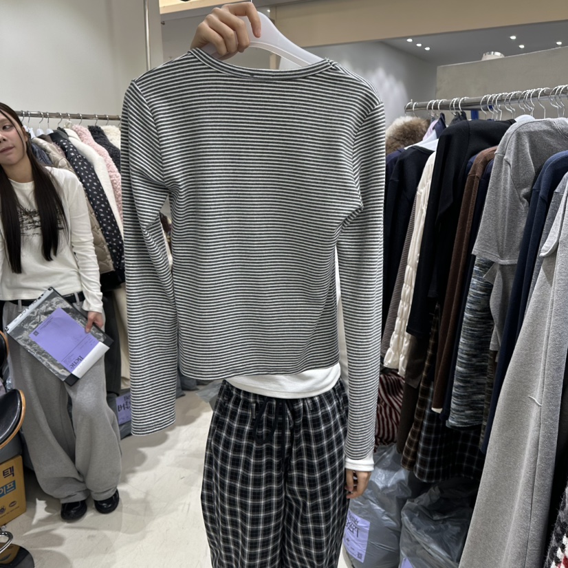 BENE東大門㊣直郵女士新品推薦熱賣職業時尚休閑人氣長袖T恤BENE長袖T恤