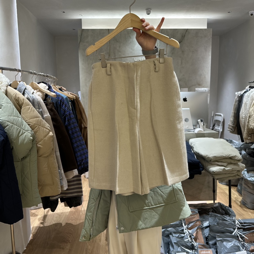 URBANE-P東大門㊣代購女士新款時尚休閑人氣職業25秋冬短褲URBANE-P短褲圖色1
