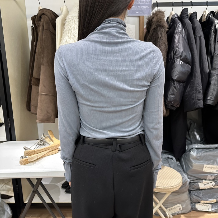 MUYBIEN東大門㊣代購女士新品休閑熱賣職業時尚推薦長袖T恤MUYBIEN長袖T恤