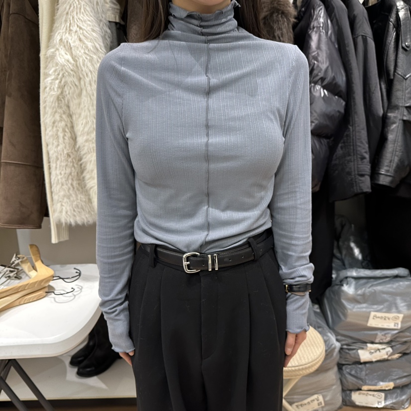 MUYBIEN東大門㊣代購女士新品休閑熱賣職業時尚推薦長袖T恤MUYBIEN長袖T恤圖色1