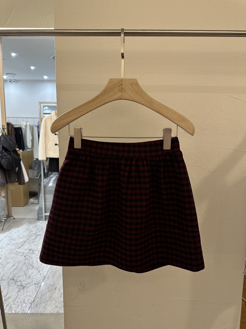 BPLAN韓國代購㊣女裝新品職業推薦人氣熱賣時尚25秋冬休閑短裙BPLAN短裙圖色1