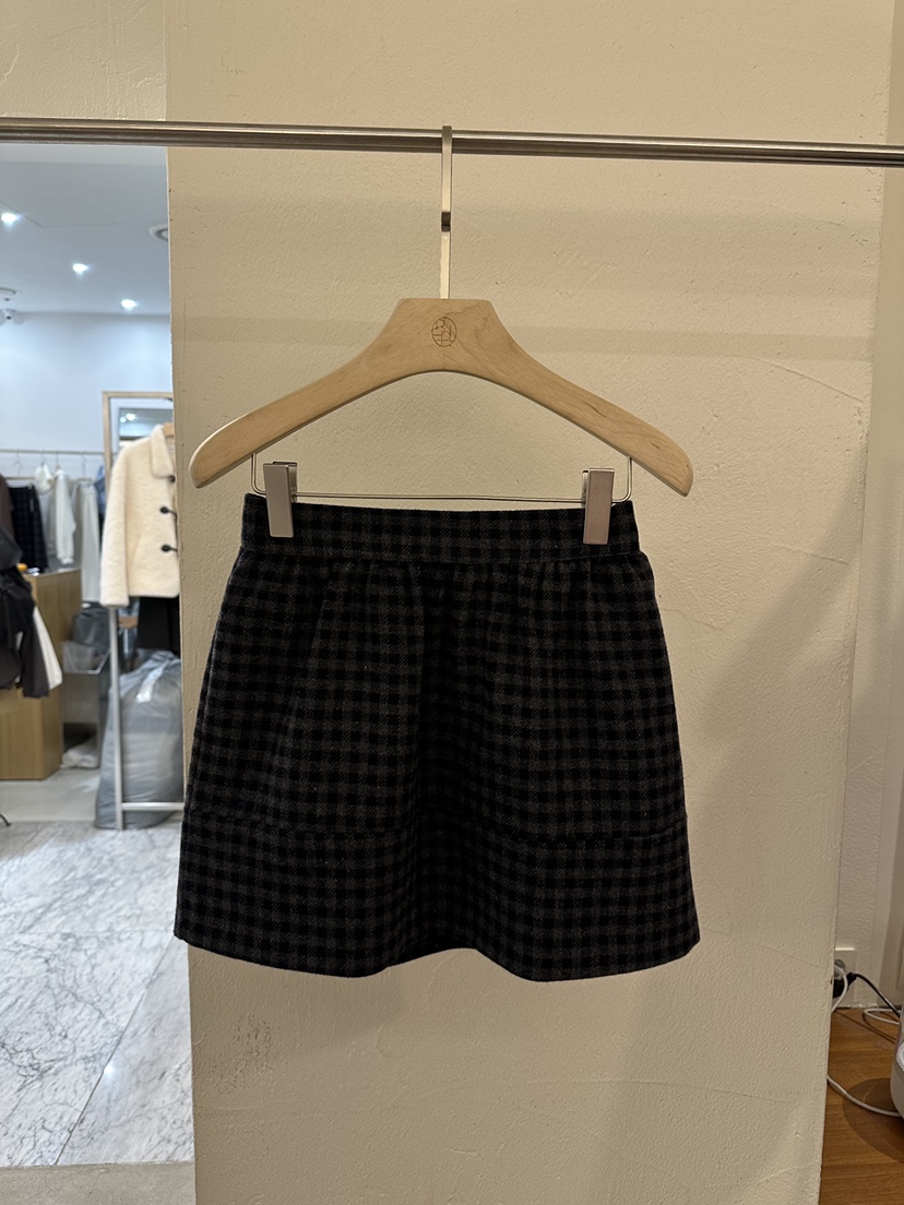 BPLAN韓國代購㊣女裝新品職業推薦人氣熱賣時尚25秋冬休閑短裙BPLAN短裙圖色2