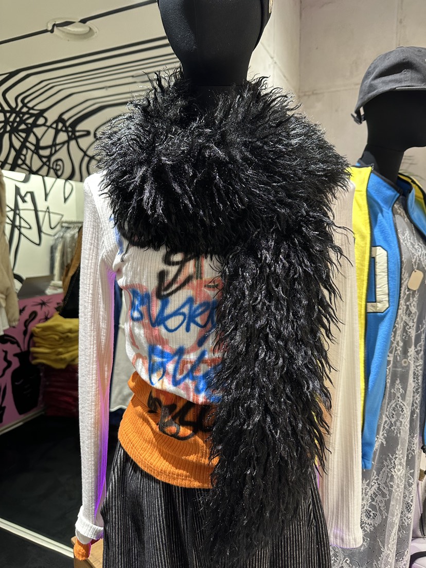 UNICO-p東大門㊣直郵女裝新款熱賣人氣時尚圍巾披肩毛絨圍巾UNICO圍巾/披肩