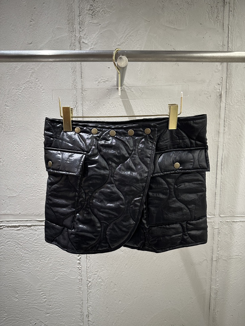 UNICO-p韓國代購㊣女裝新款時尚推薦職業休閑熱賣短裙絎縫UNICO短裙圖色2