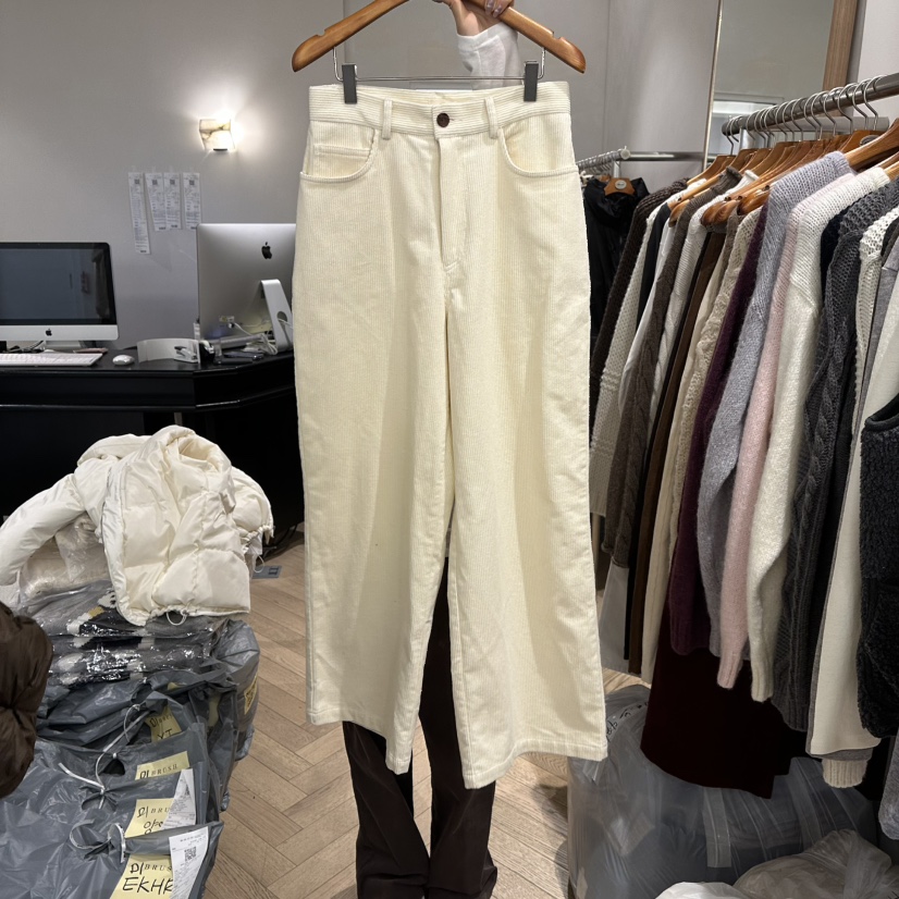 BRUSH-P韓國代購㊣女士新品職業熱賣25秋冬人氣推薦休閑褲BRUSH-P休閑褲圖色1