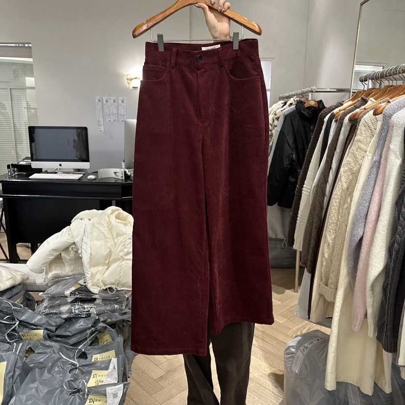 BRUSH-P韓國代購㊣女士新品職業熱賣25秋冬人氣推薦休閑褲BRUSH-P休閑褲圖色2