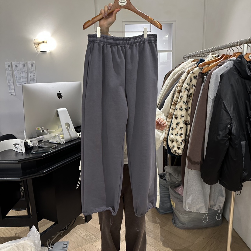 BRUSH-P東大門㊣實拍女裝新款熱賣休閑人氣25秋冬休閑褲加絨BRUSH-P休閑褲圖色3