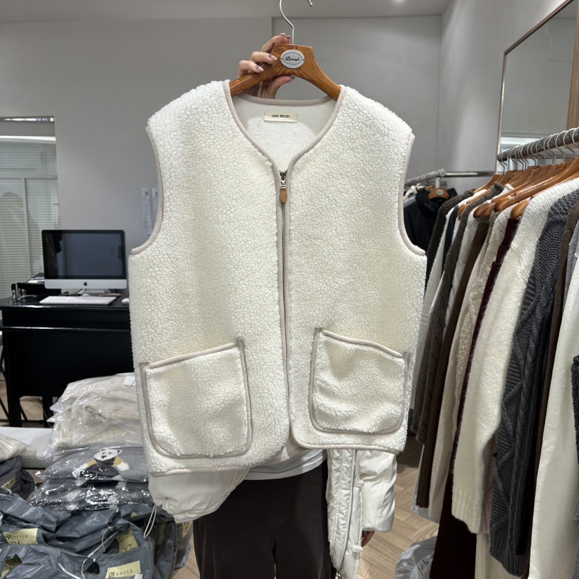 BRUSH-P韓國直郵㊣女裝新款時尚熱賣職業25秋冬休閑推薦馬甲BRUSH-P馬甲圖色1