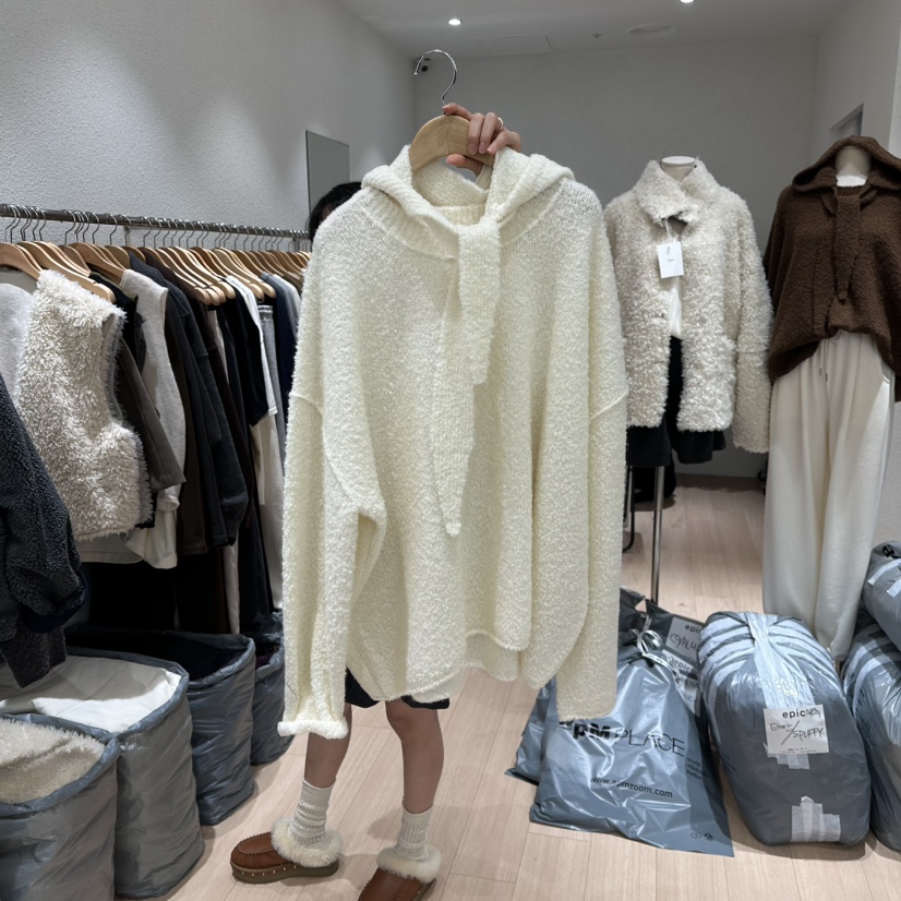 EPIC-S東大門㊣實拍女裝新款推薦25秋冬職業人氣針織衫套裝EPIC-S針織衫圖色4