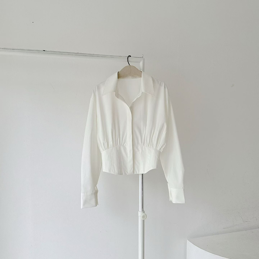 RIJINA東大門㊣實拍女士新款休閑職業推薦人氣25秋冬襯衫蕾絲衫RIJINA襯衫/蕾絲衫圖色1