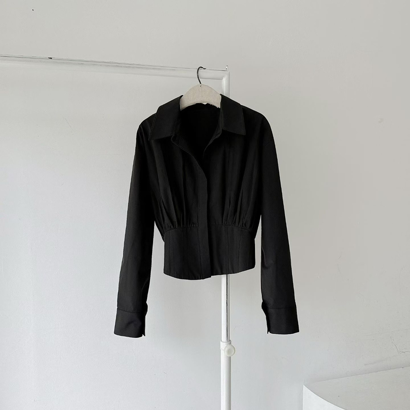 RIJINA東大門㊣實拍女士新款休閑職業推薦人氣25秋冬襯衫蕾絲衫RIJINA襯衫/蕾絲衫圖色2