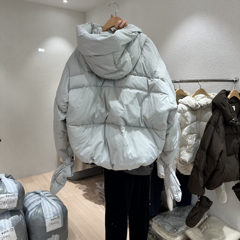 EPIC-S韓國代購㊣女士新品時尚熱賣25秋冬短款羽絨服填充鴨絨EPIC-S短款羽絨服