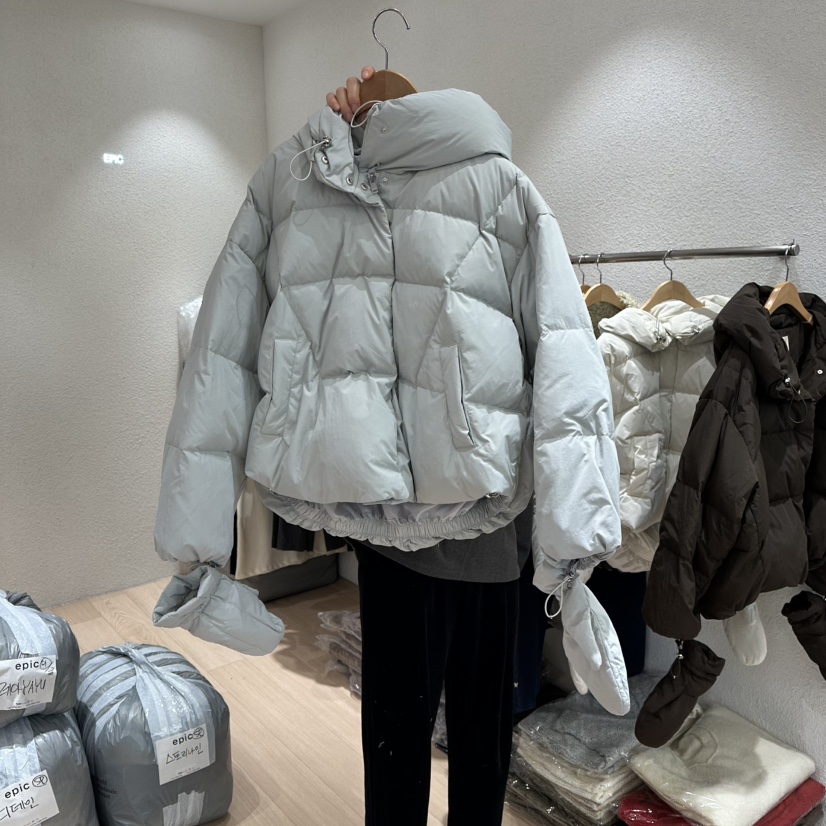 EPIC-S韓國代購㊣女士新品時尚熱賣25秋冬短款羽絨服填充鴨絨EPIC-S短款羽絨服圖色3
