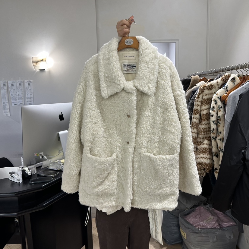 BRUSH-P東大門㊣直郵女裝新品25秋冬推薦熱賣職業短款大衣BRUSH-P短款大衣圖色2