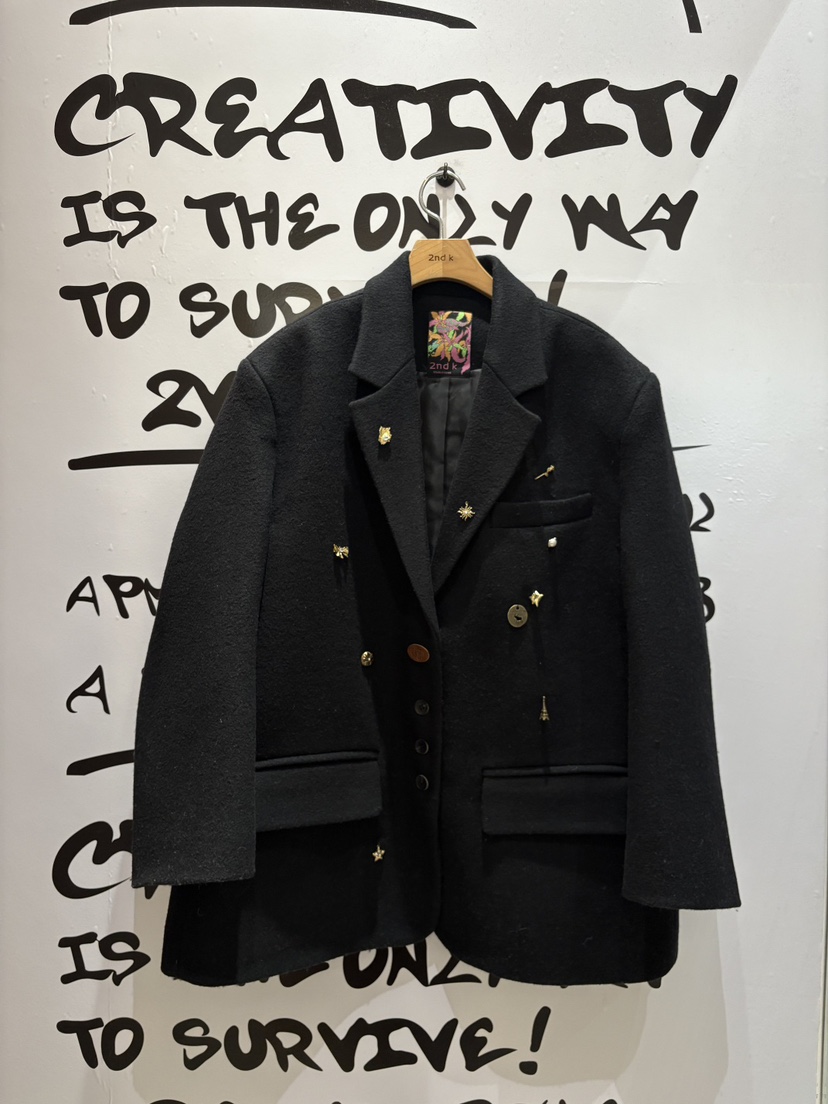 2ND K韓國直郵㊣女士新品熱賣時尚25秋冬人氣職業推薦夾克2ND K夾克圖色3