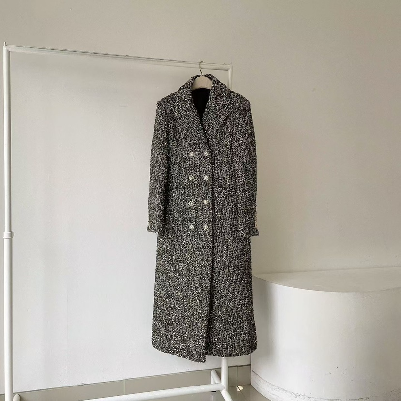 RIJINA東大門㊣直郵女士新品人氣推薦休閑時尚25秋冬中長款大衣RIJINA中長款大衣圖色1