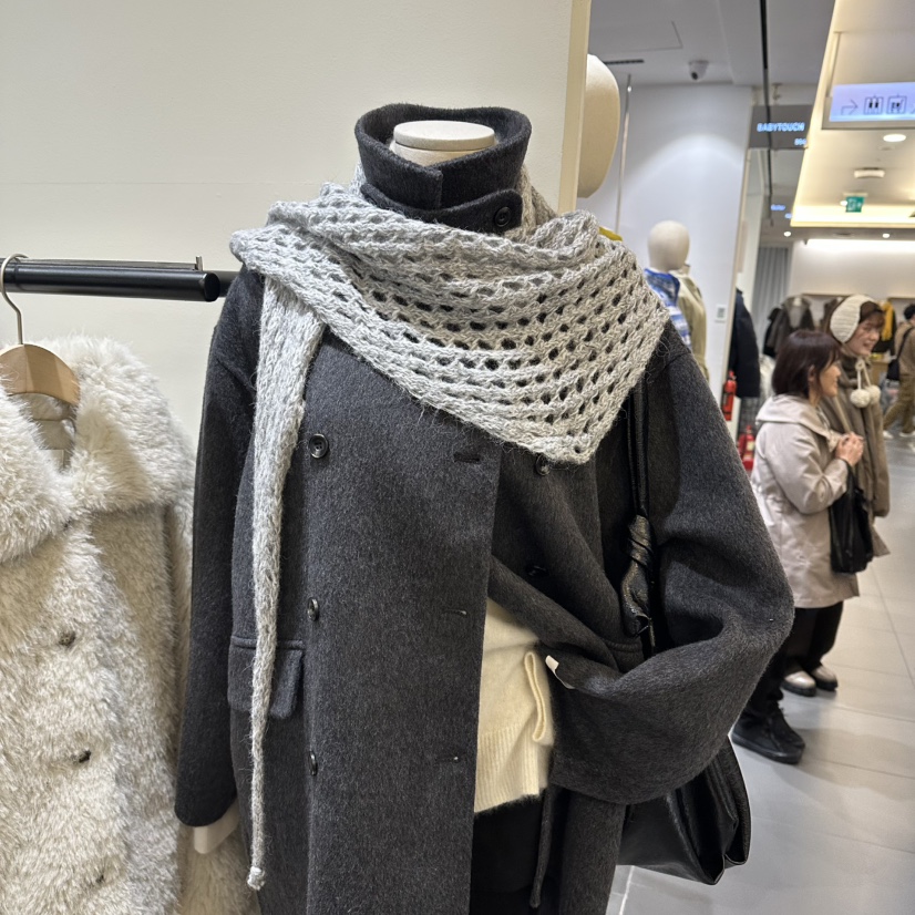 WINSOME韓國代購㊣女士新品熱賣休閑時尚人氣推薦圍巾披肩披肩WINSOME圍巾/披肩圖色1