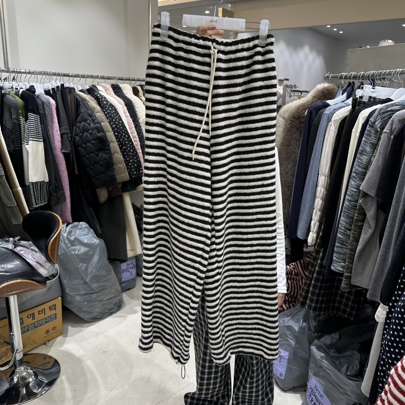 BENE東大門㊣直郵女裝新品熱賣人氣時尚休閑職業推薦休閑褲BENE休閑褲圖色4黑白