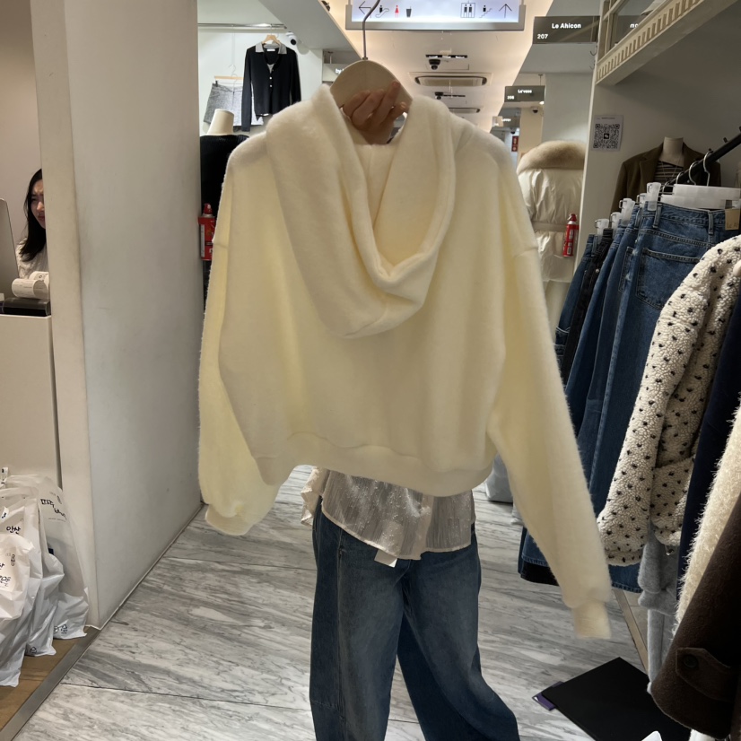 YUNBAL韓國代購㊣女士新品人氣熱賣25秋冬推薦時尚衛衣拉鏈YUNBAL衛衣