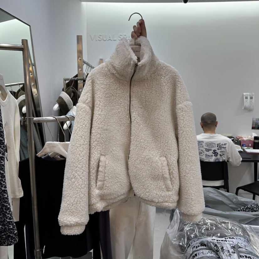 VISUAL SPACE東大門㊣直郵女士新款熱賣職業休閑推薦25秋冬夾克VISUAL SPACE夾克圖色1