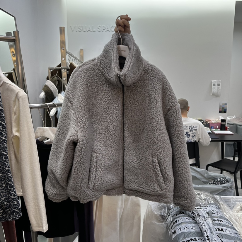 VISUAL SPACE東大門㊣直郵女士新款熱賣職業休閑推薦25秋冬夾克VISUAL SPACE夾克圖色2