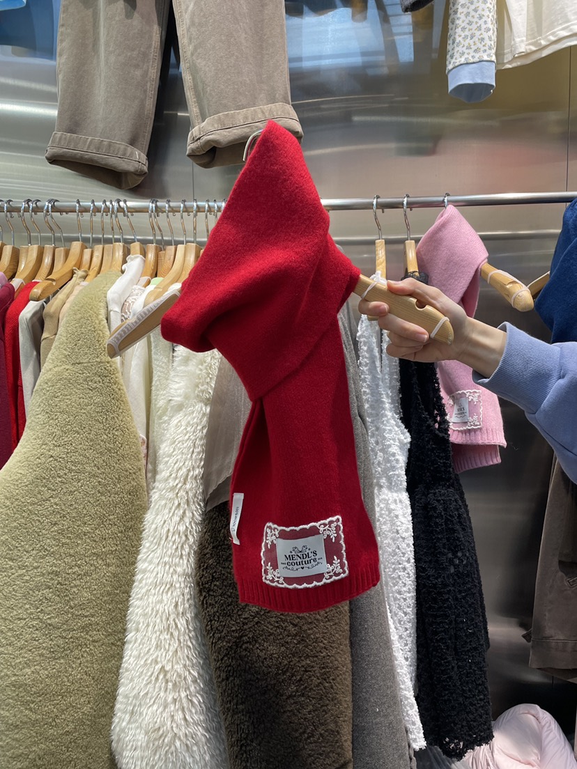 MENDL S東大門㊣直郵女士新品人氣熱賣休閑25秋冬圍巾披肩羊毛MENDL S圍巾/披肩圖色2