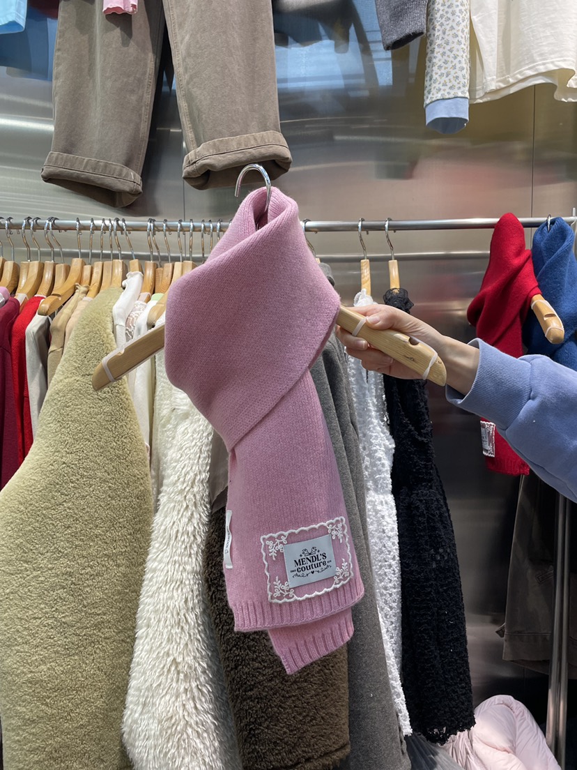 MENDL S東大門㊣直郵女士新品人氣熱賣休閑25秋冬圍巾披肩羊毛MENDL S圍巾/披肩圖色3