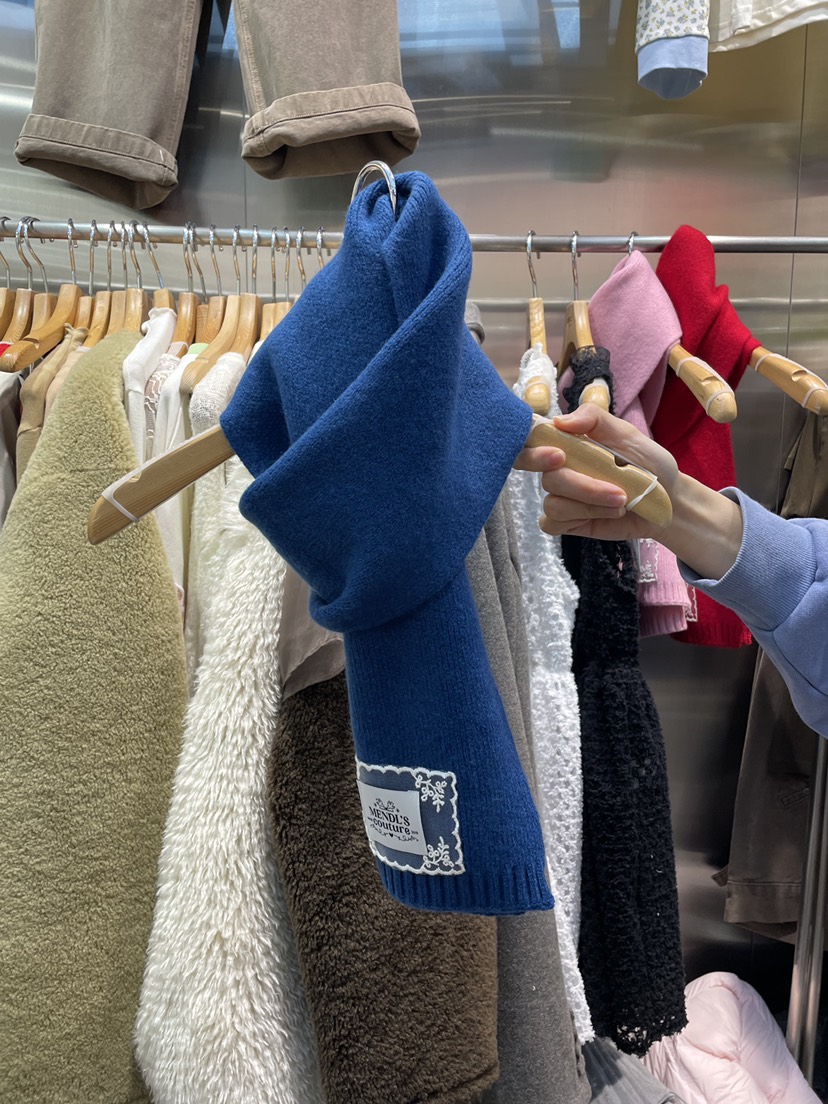 MENDL S東大門㊣直郵女士新品人氣熱賣休閑25秋冬圍巾披肩羊毛MENDL S圍巾/披肩圖色4