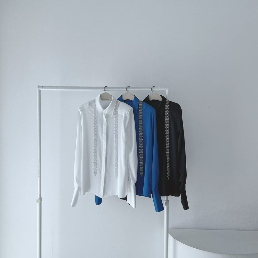 RIJINA韓國代購㊣女裝新品熱賣25秋冬時尚推薦職業襯衫蕾絲衫RIJINA襯衫/蕾絲衫