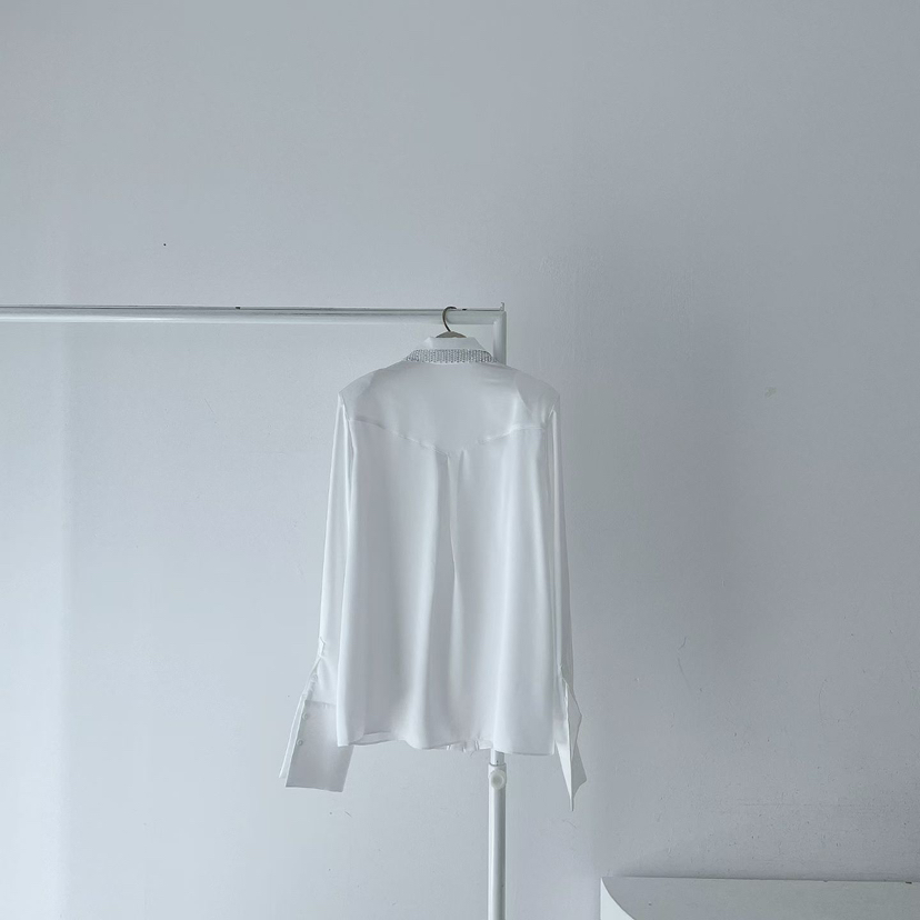 RIJINA韓國代購㊣女裝新品熱賣25秋冬時尚推薦職業襯衫蕾絲衫RIJINA襯衫/蕾絲衫