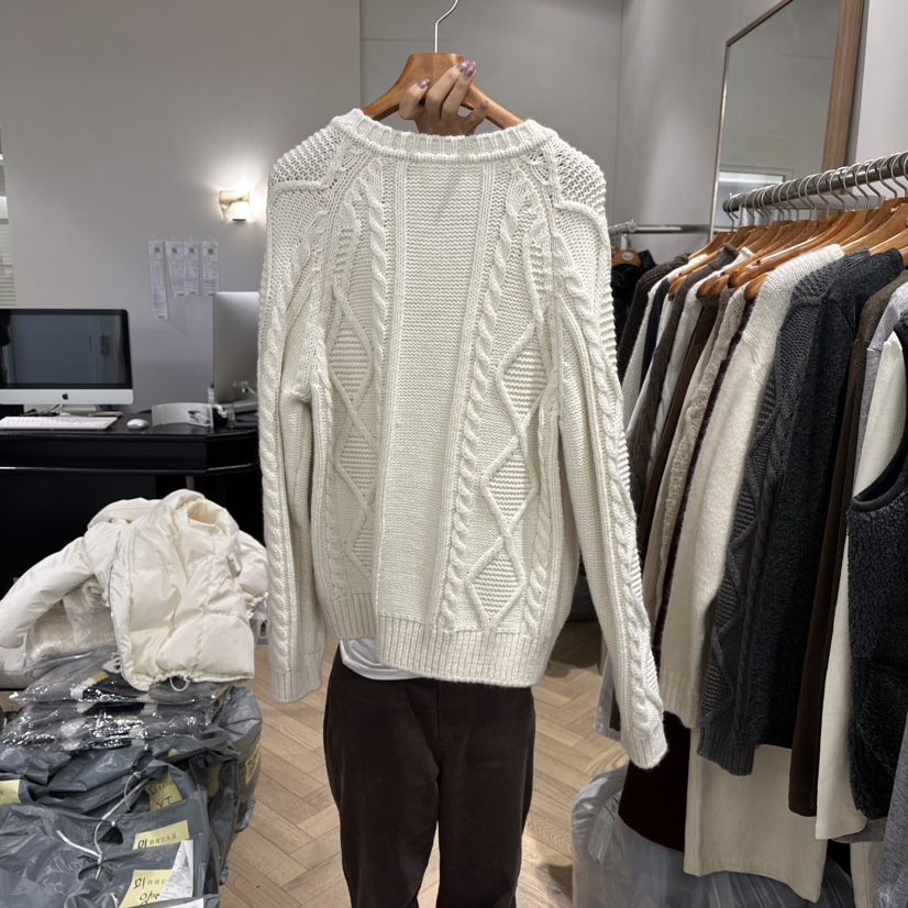 BRUSH-P韓國直郵㊣女士新品時尚熱賣職業25秋冬推薦人氣毛衣BRUSH-P毛衣