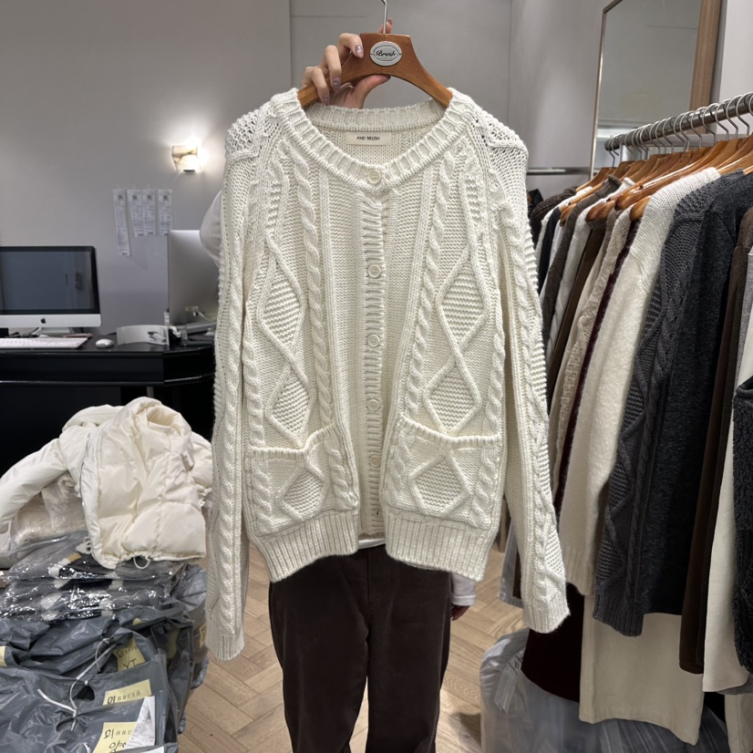 BRUSH-P韓國直郵㊣女士新品時尚熱賣職業25秋冬推薦人氣毛衣BRUSH-P毛衣圖色1