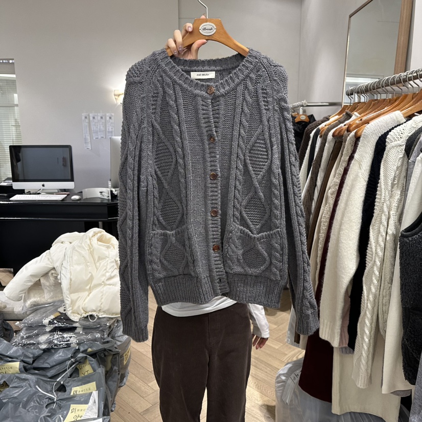 BRUSH-P韓國直郵㊣女士新品時尚熱賣職業25秋冬推薦人氣毛衣BRUSH-P毛衣圖色2