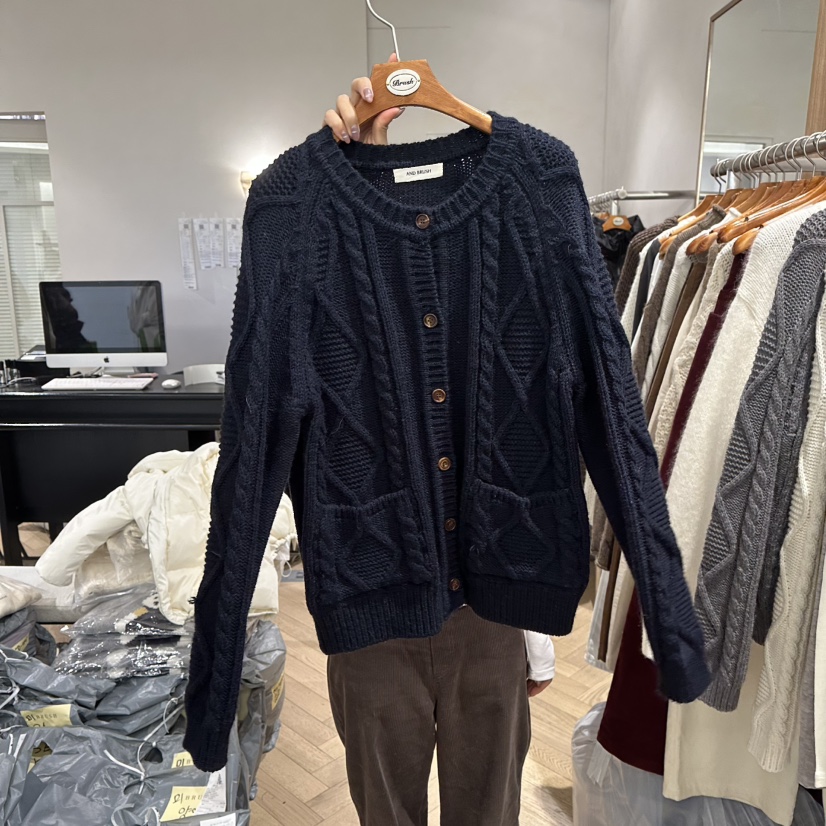 BRUSH-P韓國直郵㊣女士新品時尚熱賣職業25秋冬推薦人氣毛衣BRUSH-P毛衣圖色3