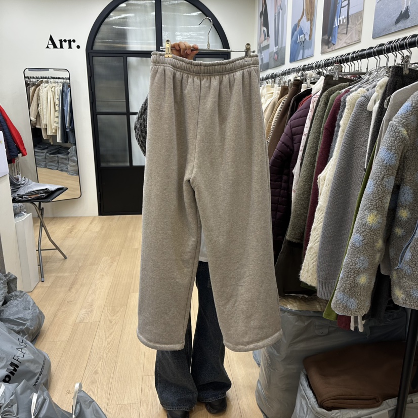 ARR東大門㊣代購女裝新品推薦時尚職業熱賣人氣休閑褲加絨羊毛ARR休閑褲