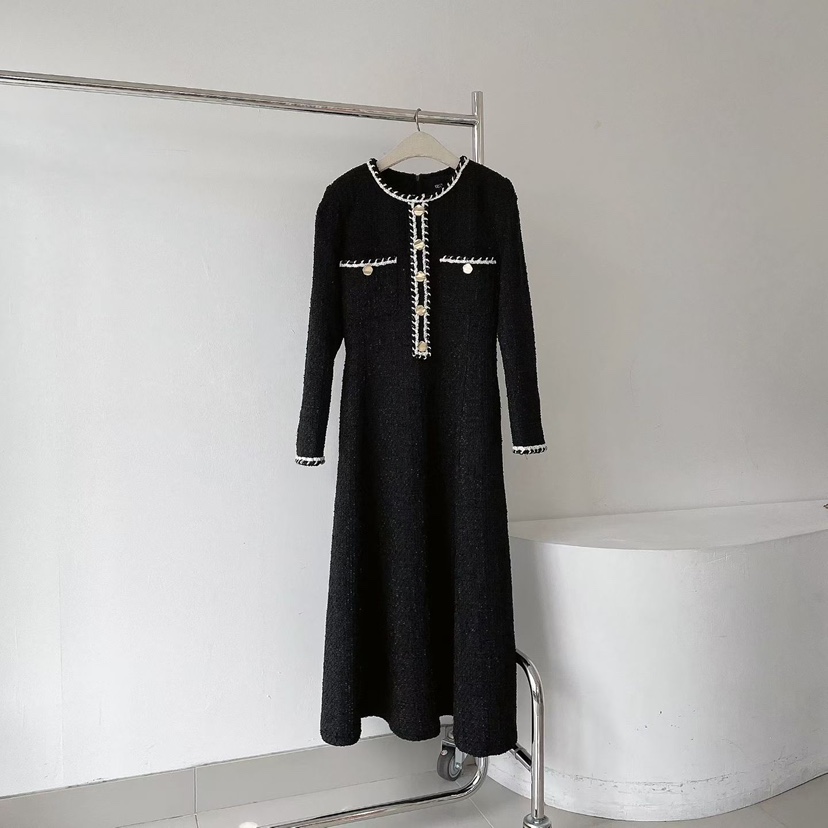 RIJINA東大門㊣直郵女裝新品職業熱賣推薦人氣25秋冬連衣裙RIJINA連衣裙圖色1