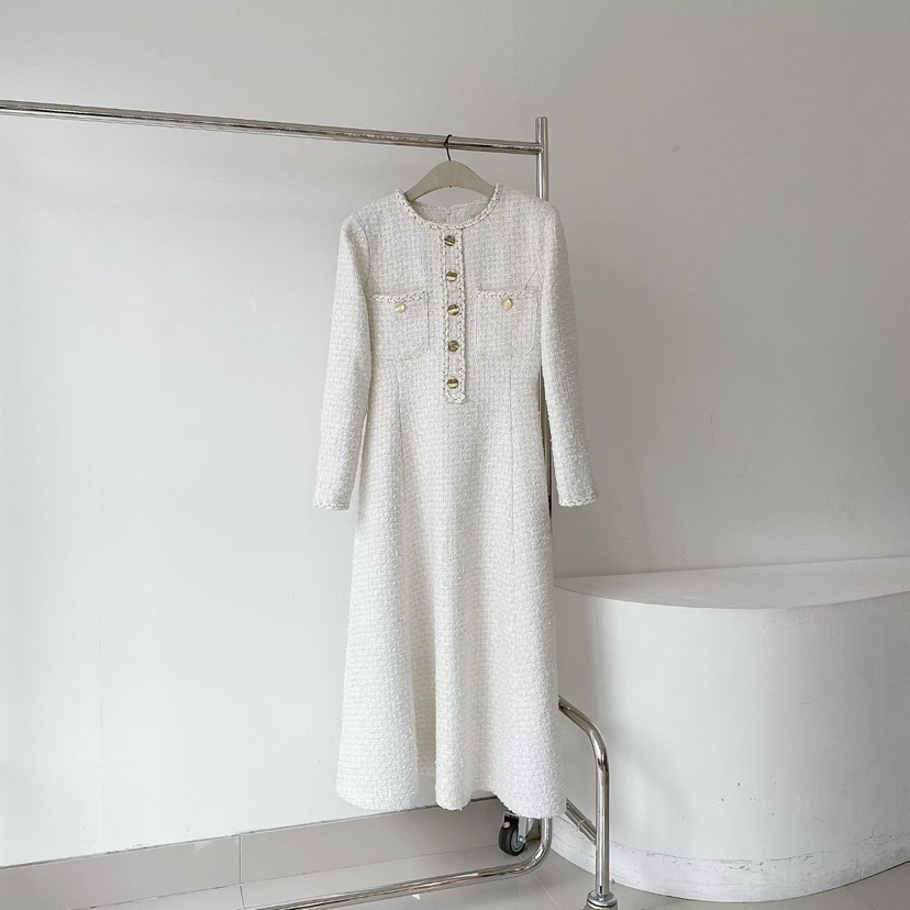 RIJINA東大門㊣直郵女裝新品職業熱賣推薦人氣25秋冬連衣裙RIJINA連衣裙圖色2