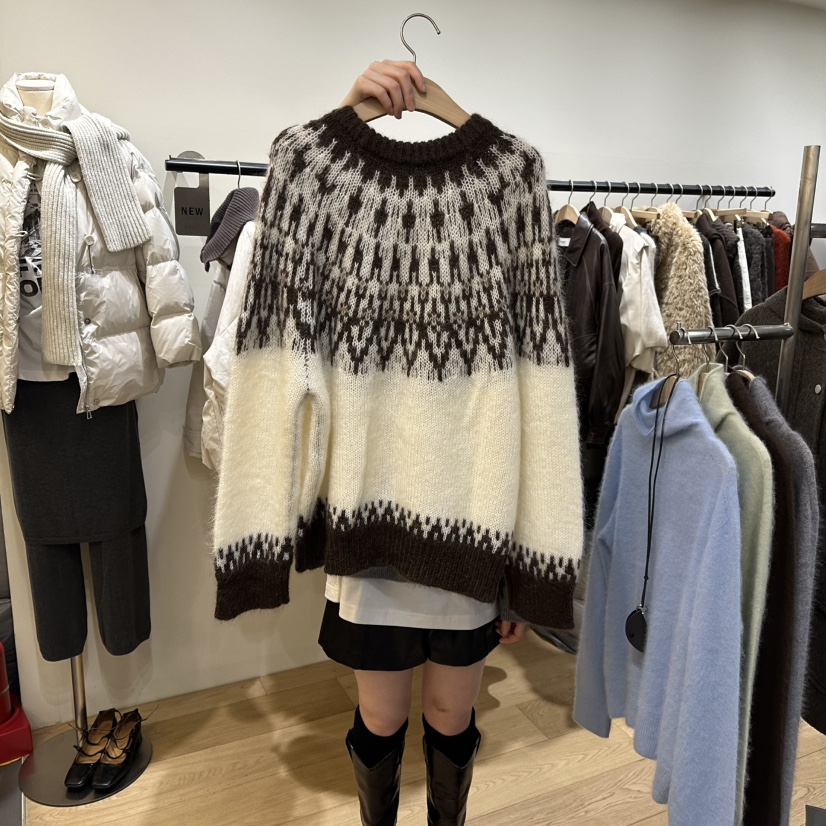 WINSOME東大門㊣實拍女士新款推薦熱賣時尚25秋冬人氣針織衫WINSOME針織衫